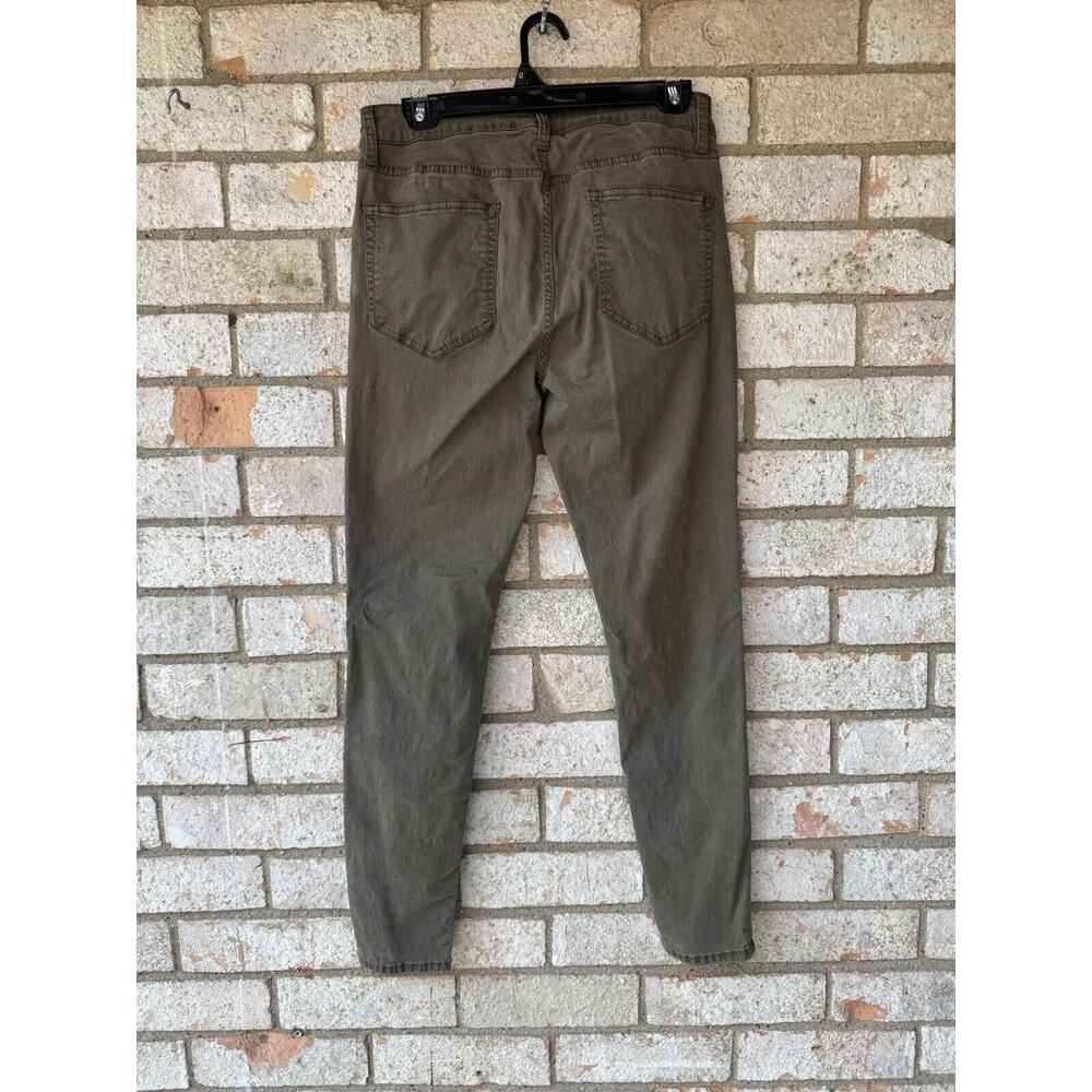 Daily Ritual Pants Olive Green Size 12 Skinny - Picture 3 of 5